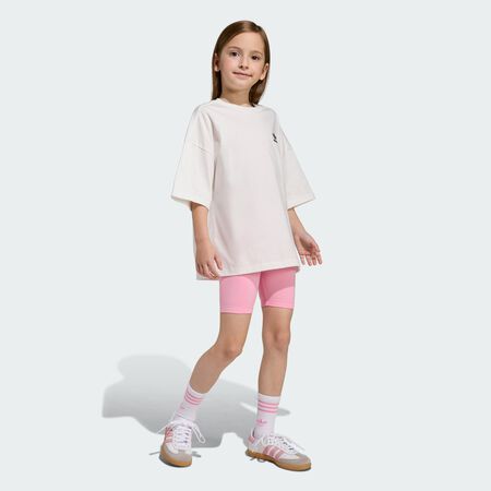 ADIDAS ORIGINALS Ensemble cyclisme short et t-shirt enfants Light Pink CADET