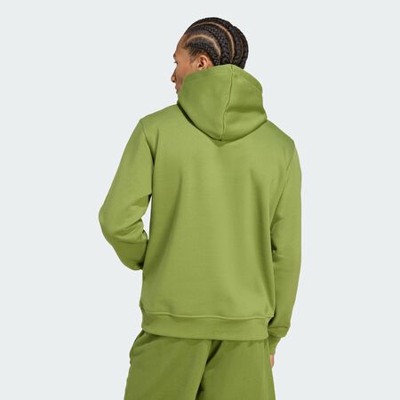 ADIDAS ORIGINALS HOODIE ESSENTIAL TREFOIL VERT/BLANC HOMME