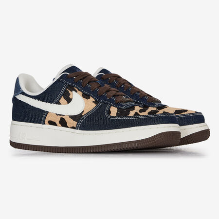 NIKE air force 1 AIR FORCE 1 LOW DENIM CHEETAH BROWN/BLUE WOMEN