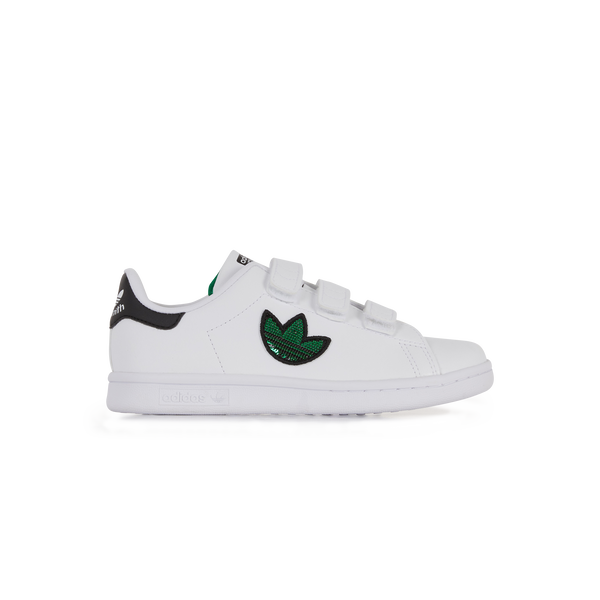 ADIDAS ORIGINALS STAN SMITH SEQUINS BLANC VERT NOIR SNEAKERS