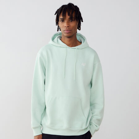 NEW BALANCE HOODIE SMALL LOGO VERT HOMME