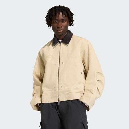 ADIDAS ORIGINALS VESTE BOMBER PREMIUM ESSENTIALS Stone Khaki HOMME