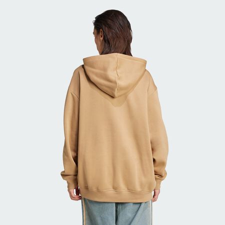 ADIDAS ORIGINALS Essentials Oversized Fleece Hoodie Cardboard WOMEN