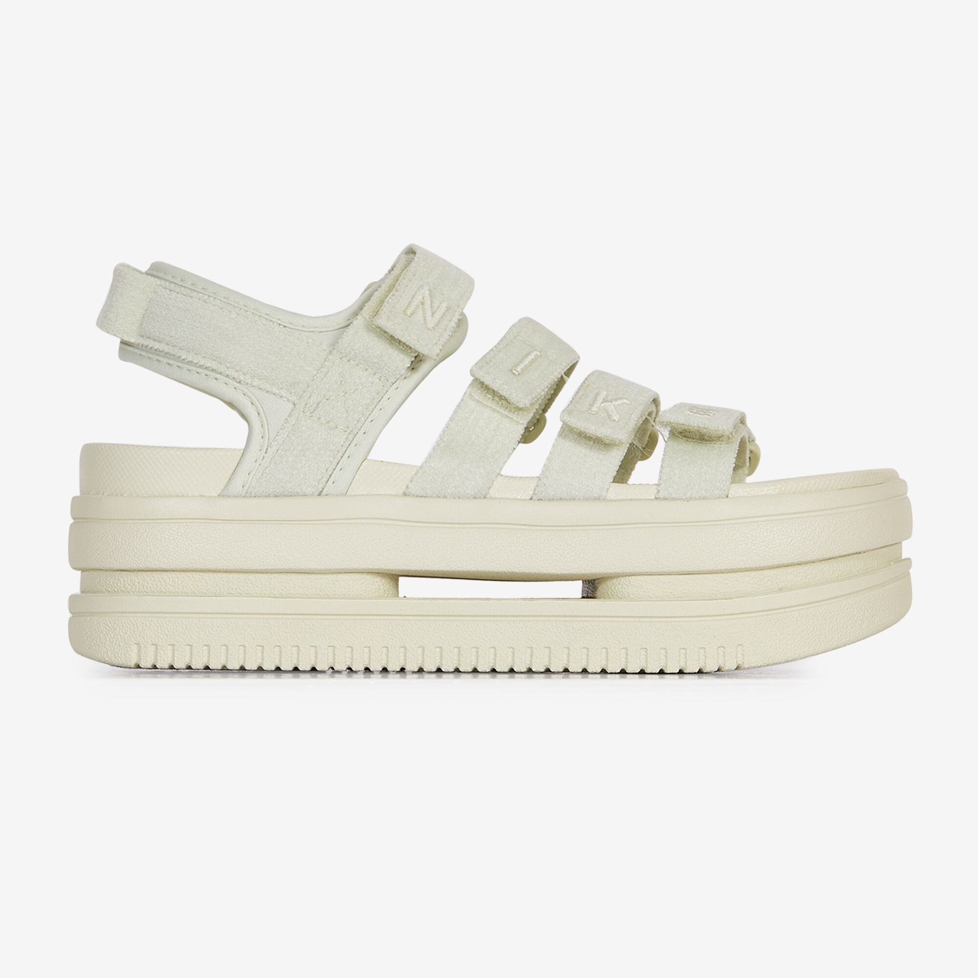NIKE ICON SANDAL ESTIVALES FEMME BLANC SCRATCH Courir
