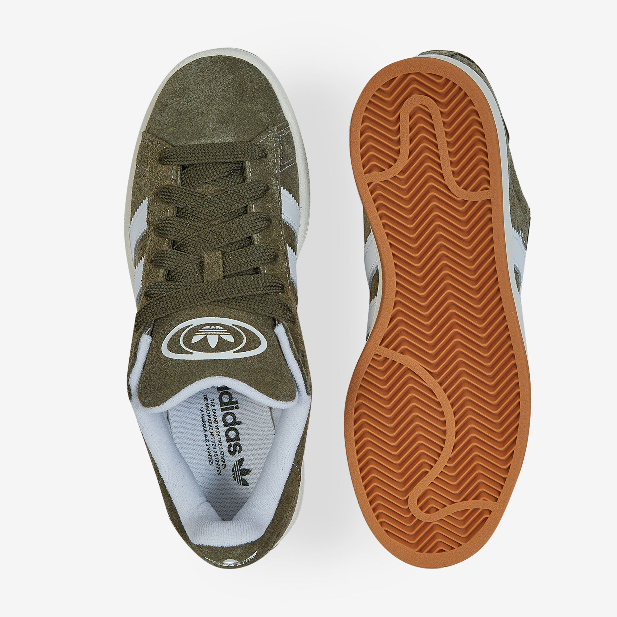 Campus 00s  Kaki/blanc