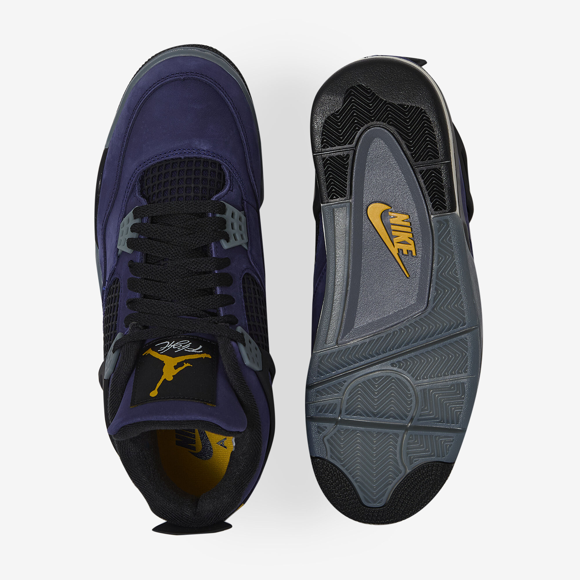 Air Jordan 4 Retro jaune - vue 3