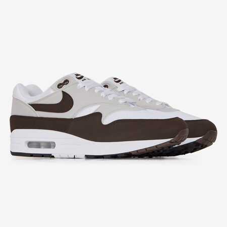 NIKE air max AIR MAX 1 BLANC/MARRON HOMME