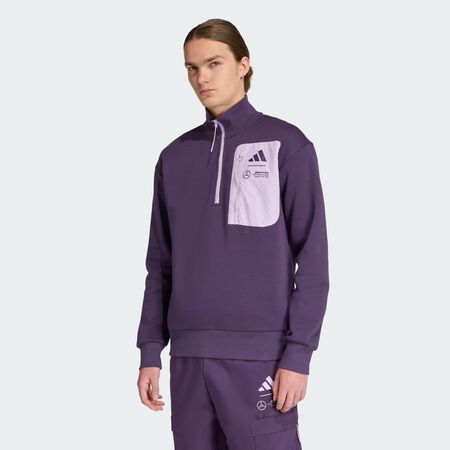 ADIDAS ORIGINALS Haut molleton toile premium Mercedes - AMG Petronas Formula One Team Aurora Plum HOMME