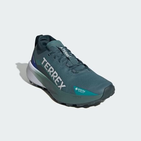 ADIDAS PERFORMANCE Chaussure de trail running Terrex Agravic GTX Preloved Teal / Cloud White / Semi Lucid Blue HOMME