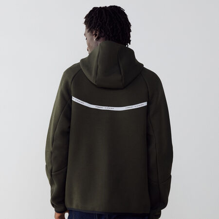 NIKE JACKET TECH FLEECE FZ REFLECTIVE VERT HOMME