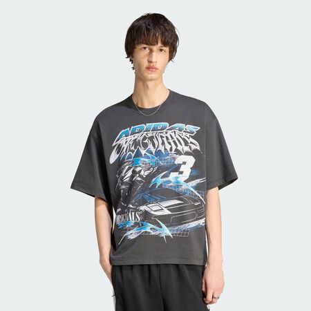 ADIDAS ORIGINALS T-shirt graphique Gurnge Racing Utility Black HOMME