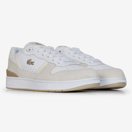 LACOSTE T-CLIP SET BLANC/BEIGE HOMME