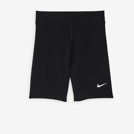 NIKE SHORT BIKER SWOOSH BLACK/WHITE WOMEN