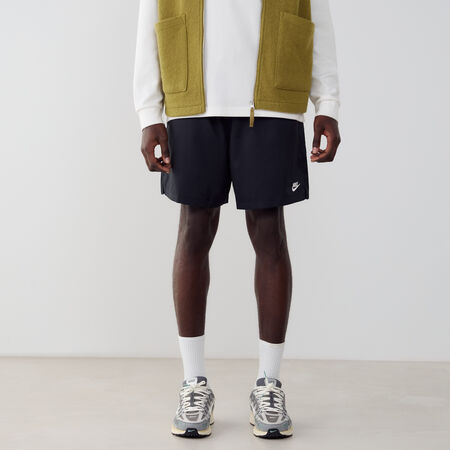 SHORT CLUB WOVEN FLOW : NOIR
