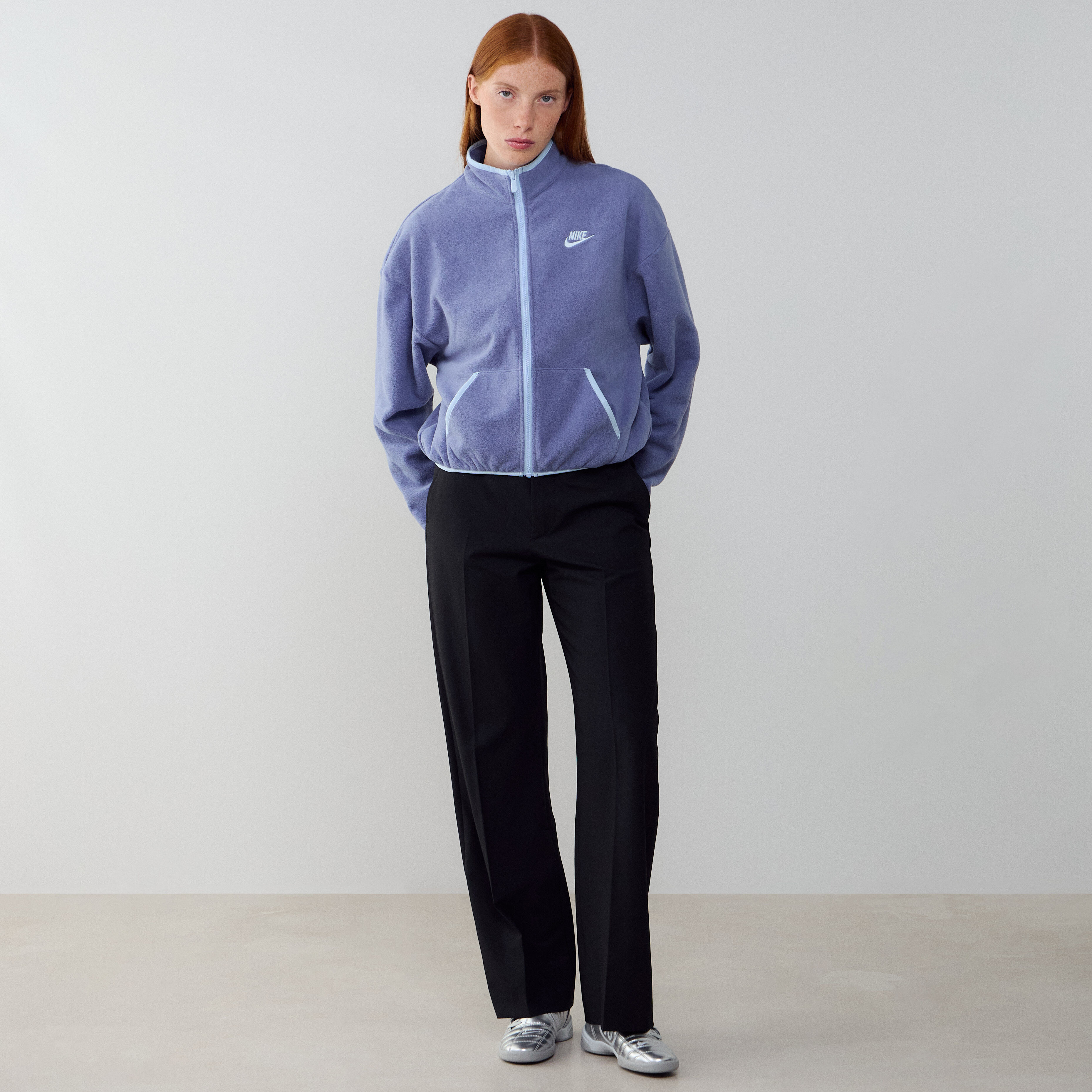 Jacket Fz Club Fleece Cozy  Bleu