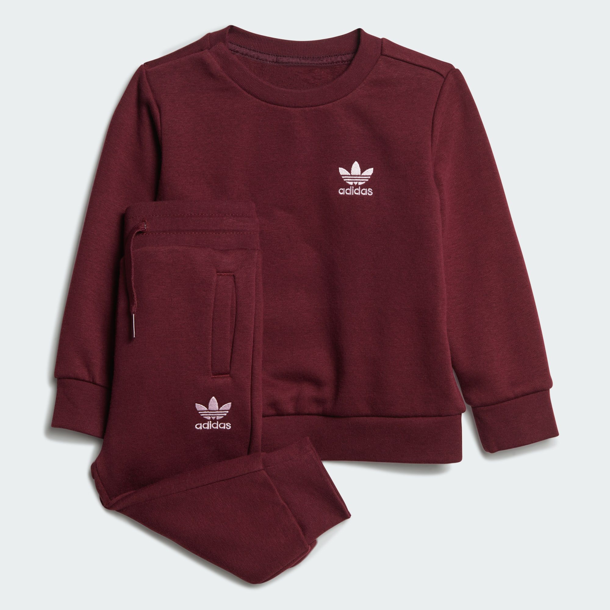 Maroon adidas kids clearance