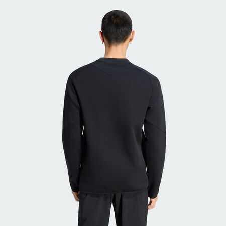 ADIDAS PERFORMANCE Real Madrid Tiro Travel Crew Sweatshirt Black MEN