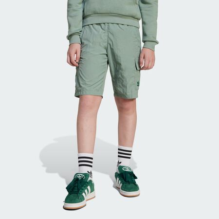 ADIDAS ORIGINALS Short Cargo Enfants Silver Green JUNIOR