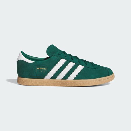 ADIDAS ORIGINALS Stadt Shoes Collegiate Green / Cloud White / Gold Metallic UNISEX