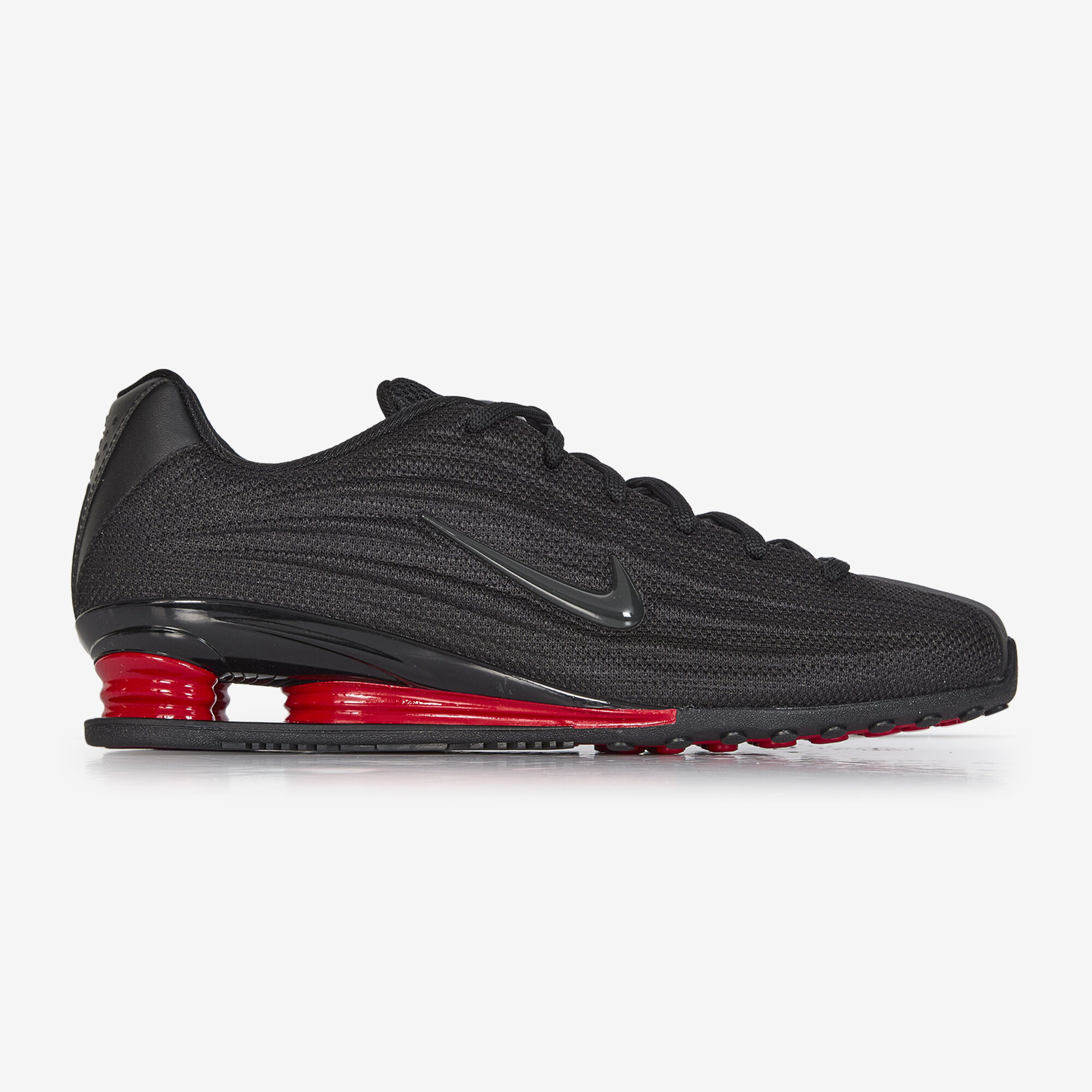 nike shox nz black and red
