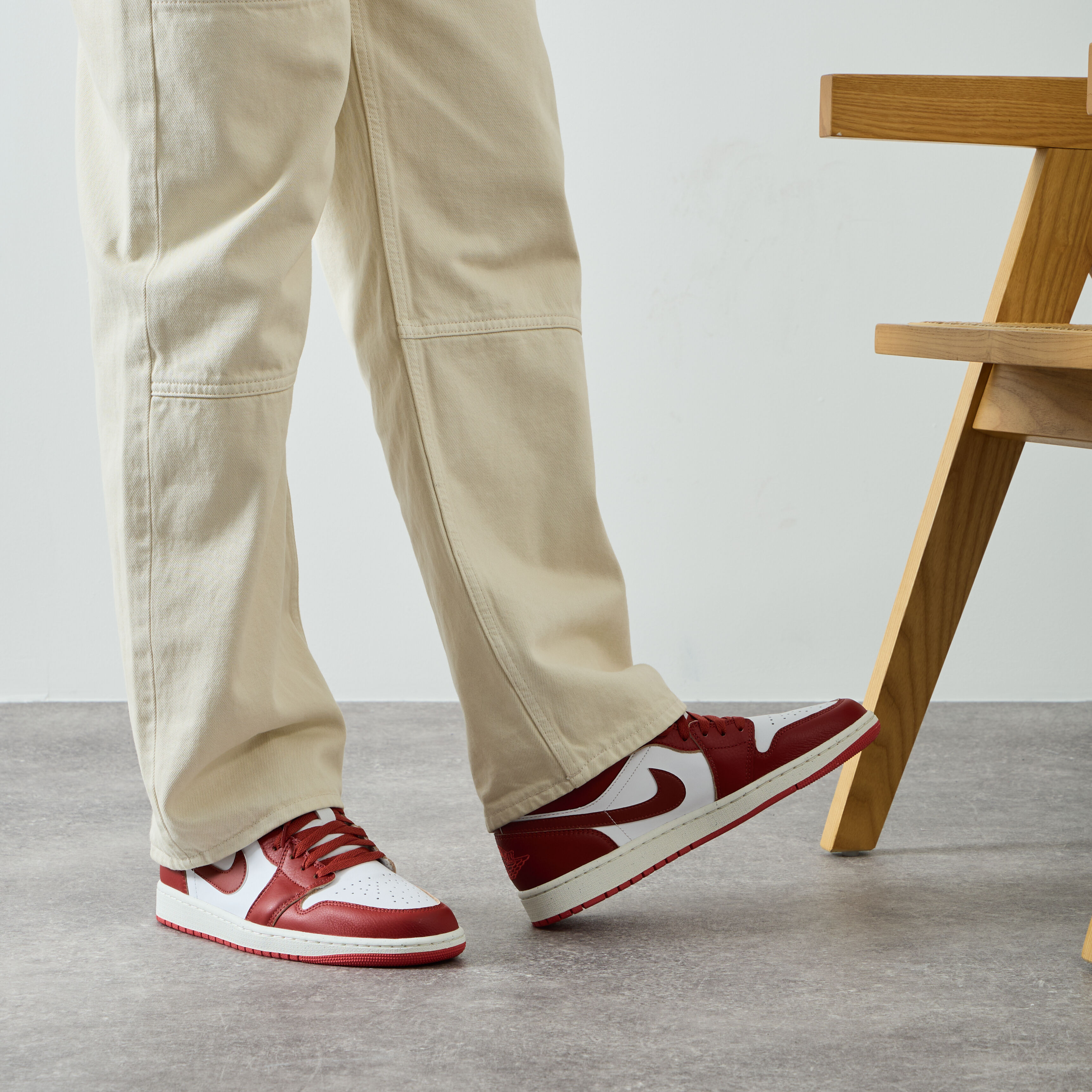 Jordan 1 rouge on sale courir