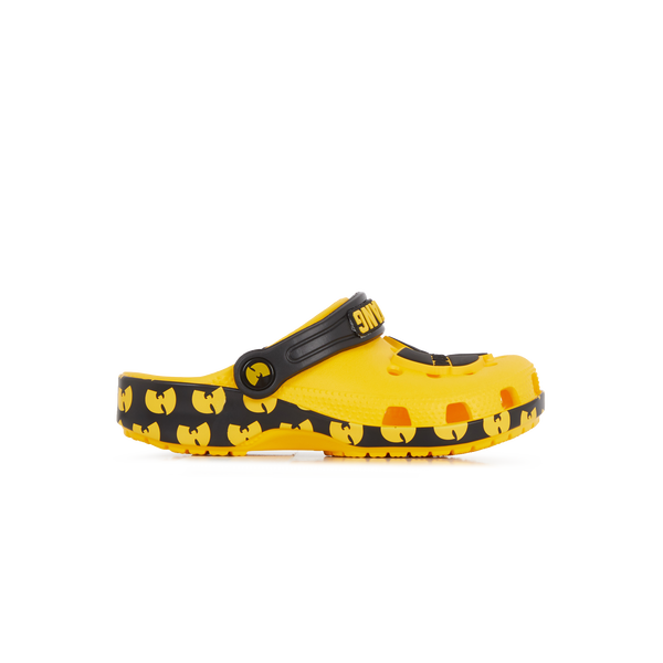 CROCS CLASSIC WU TANG CLAN CLOG YELLOW BLACK SUMMER CHILDREN