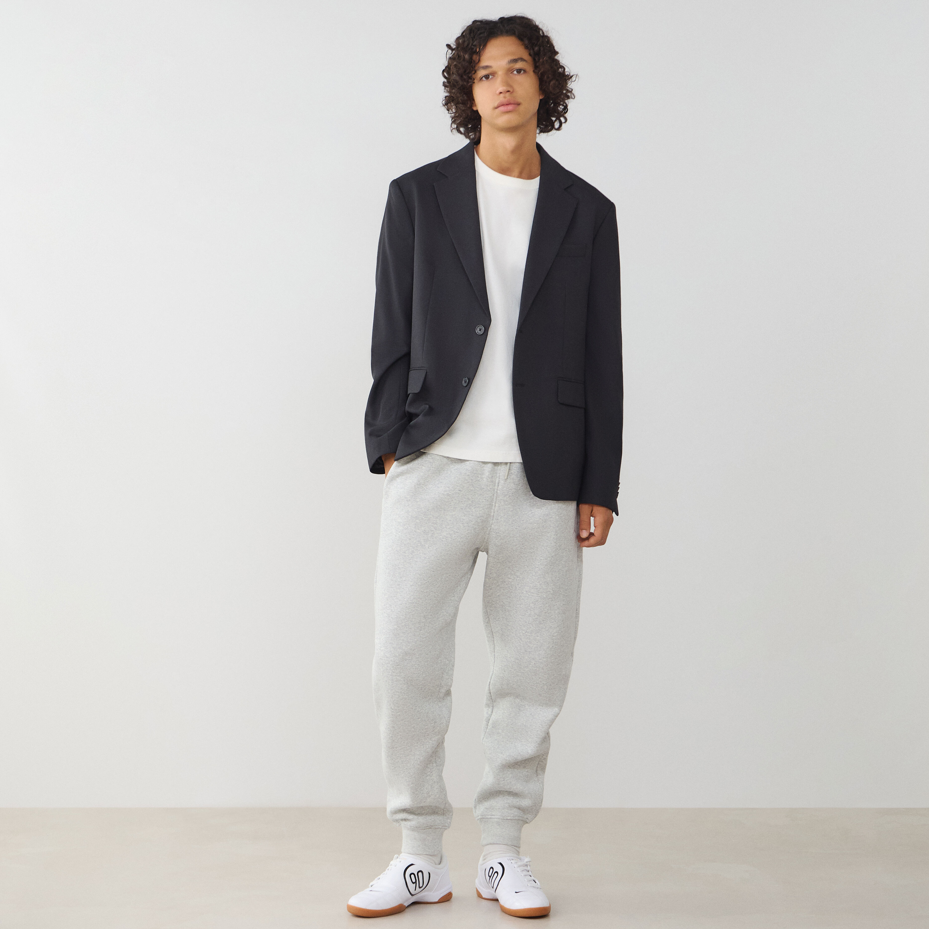 Pant Jogger Brooklyn  Gris/blanc