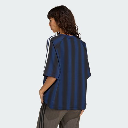 ADIDAS ORIGINALS Loose Linear Tee Night Indigo WOMEN