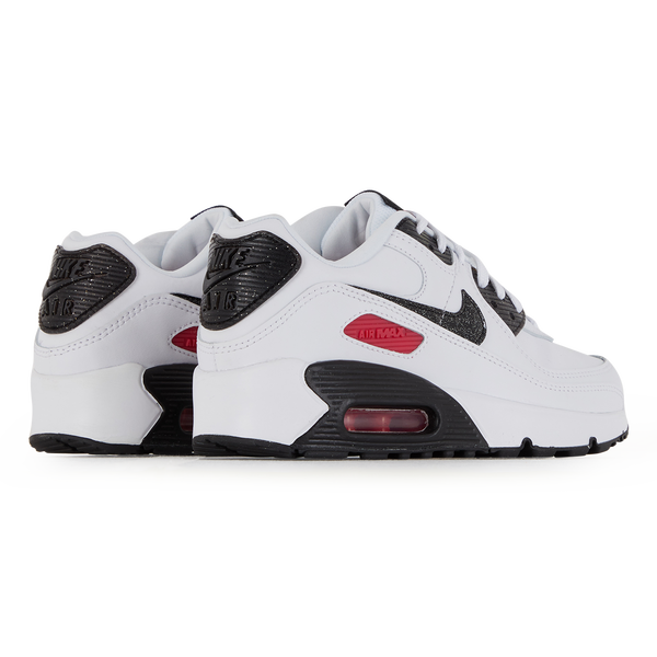 Nike Air Max 90 Glitter White Black Courir Com