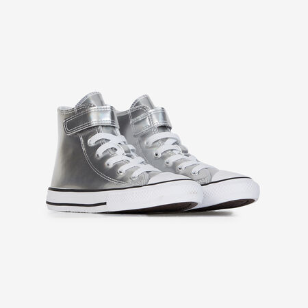 CONVERSE chuck taylor all star CHUCK TAYLOR ALL STAR HI SHINE CF SILVER TODDLERS