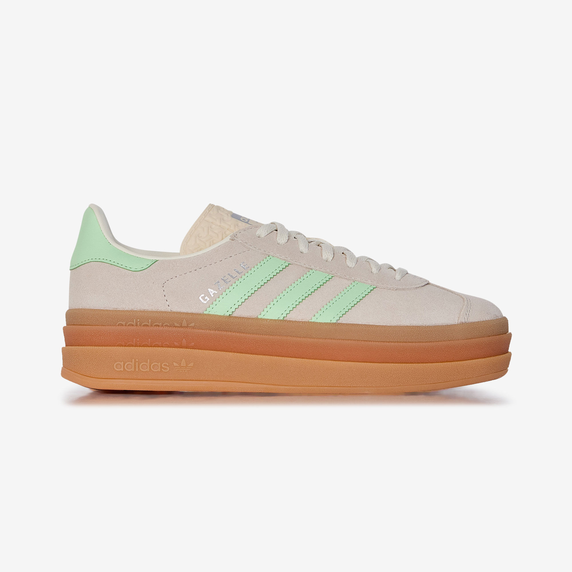 Gazelle Bold  Beige/vert   - Enfant - - JQ7410