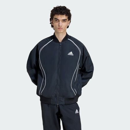 ADIDAS ORIGINALS Veste Teamgeist Padded Black / Black HOMME