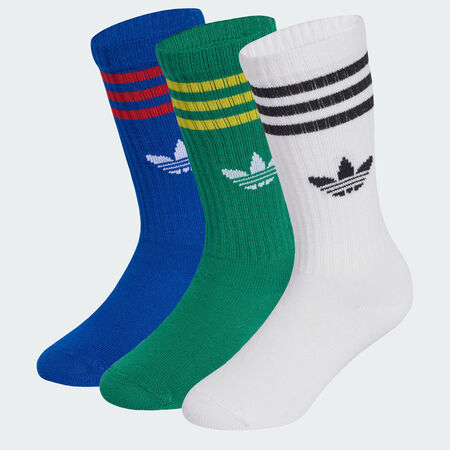 ADIDAS ORIGINALS Chaussettes mi-mollet (3 paires) Collegiate Royal / Bold Green / White CADET
