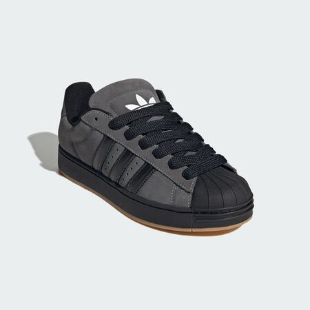 ADIDAS ORIGINALS SUPERSTAR ST shoes Grey Five / Core Black / Gum UNISEX