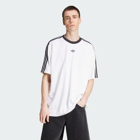ADIDAS ORIGINALS MAILLOT ADICOLOR JACQUARD BLANC/NOIR HOMME