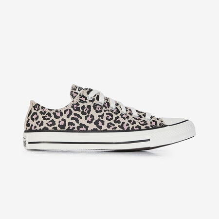CONVERSE CHUCK TAYLOR ALL STAR OX LEOPARD BEIGE/NOIR JUNIOR