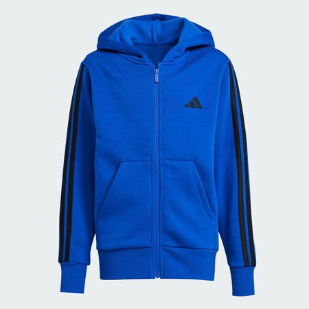 ADIDAS SPORTSWEAR Veste à capuche entièrement zippée Essentials Enfants Royal Blue / Black JUNIOR