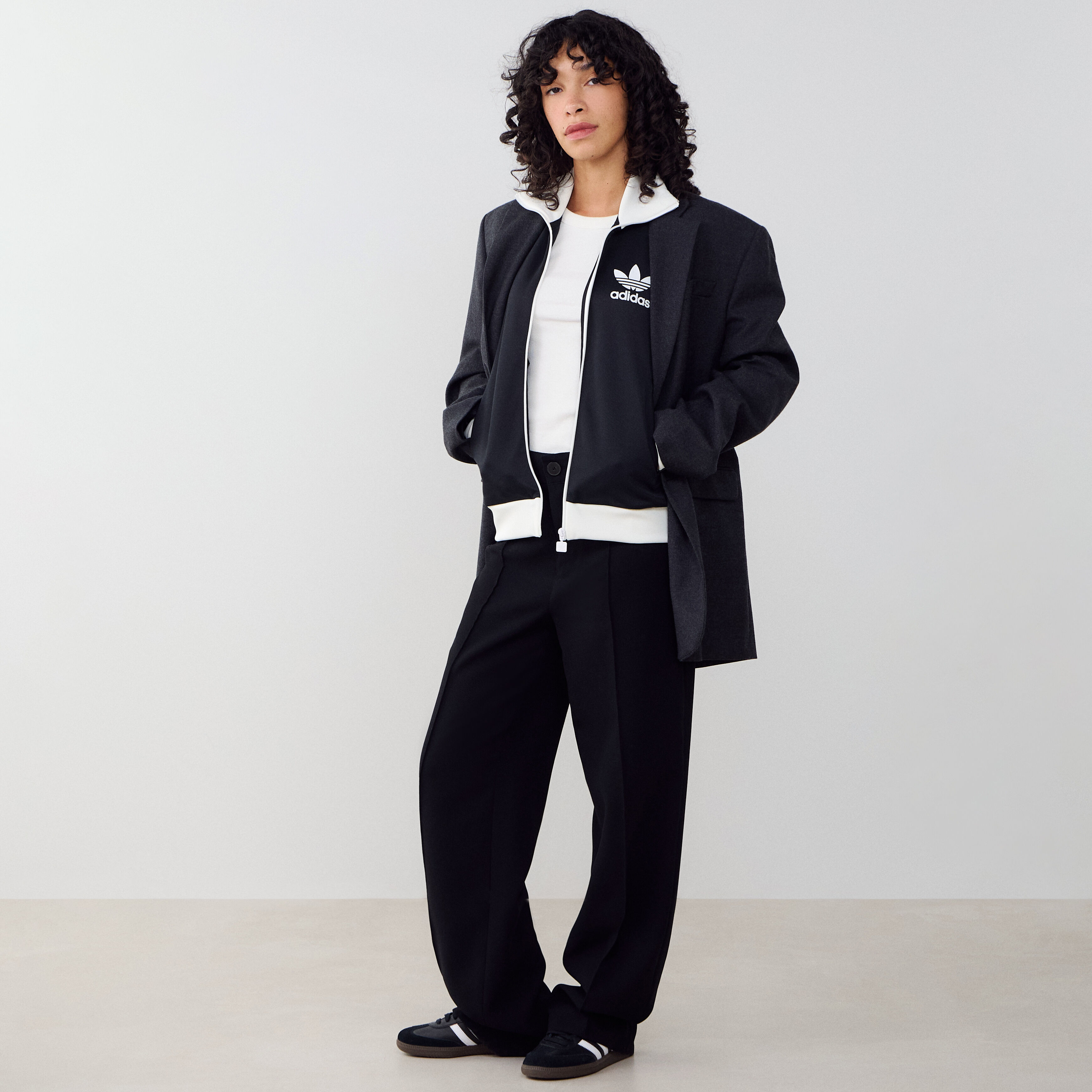 Jacket Fz Adicolor Classics  Noir/blanc