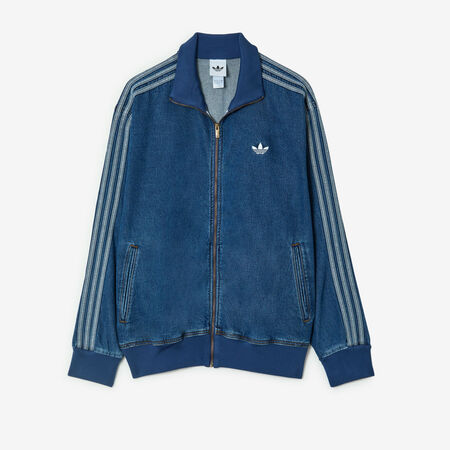 ADIDAS ORIGINALS JACKET FZ FIREBIRD DENIM BLEU HOMME
