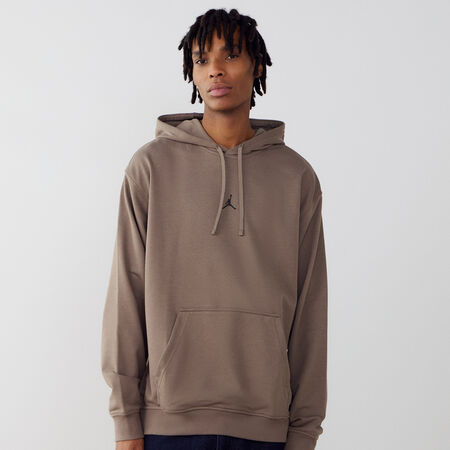 JORDAN HOODIE CENTERED LOGO DRI-FIT GRIS/NOIR HOMME