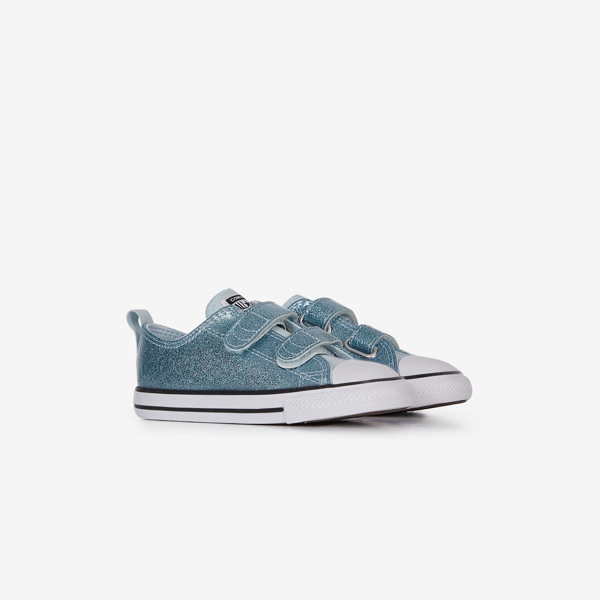 CONVERSE CHUCK TAYLOR ALL STAR OX CF GLITTER SNEAKERS ENFANT BLEU BLANC SCRATCH Courir