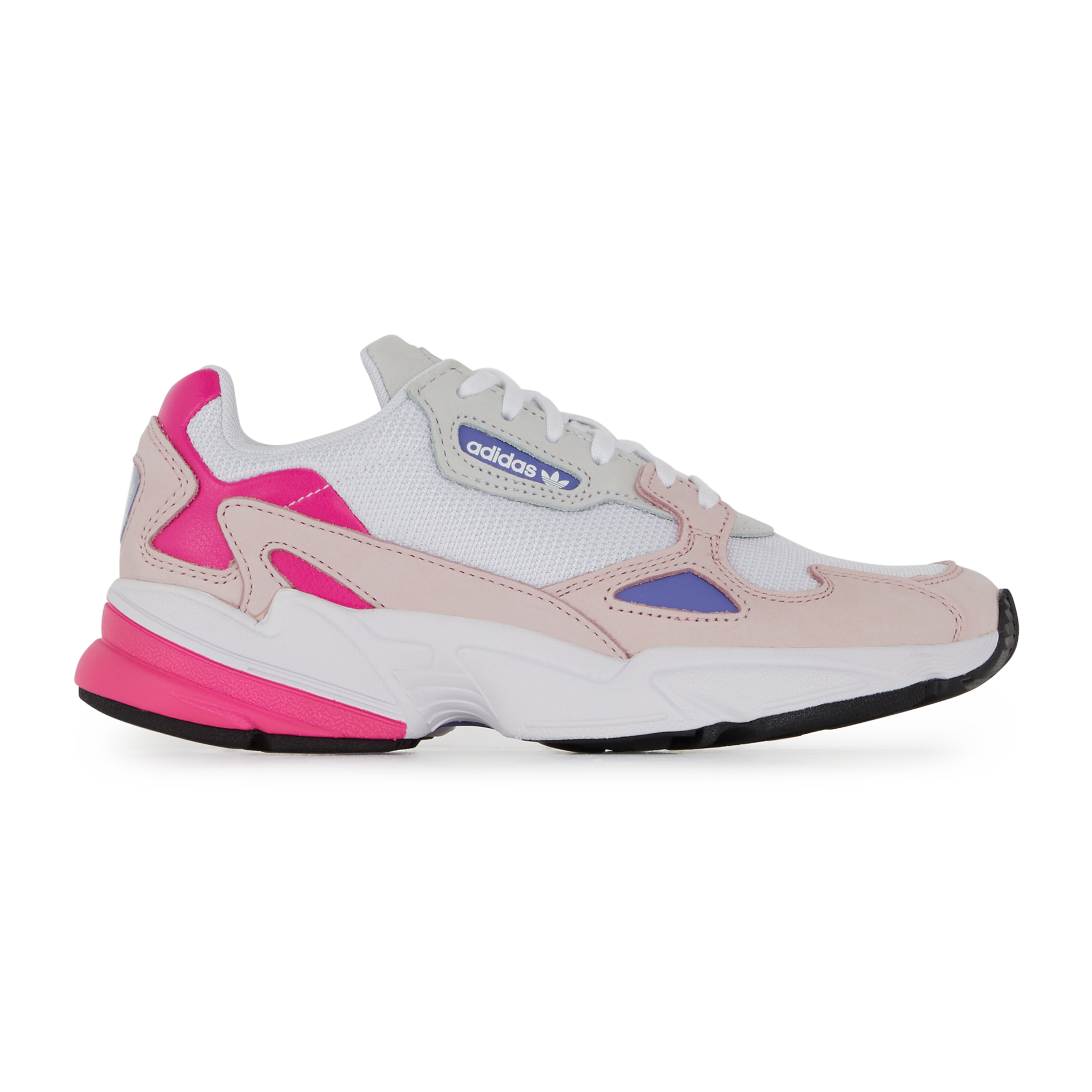 adidas falcon blanche et rose