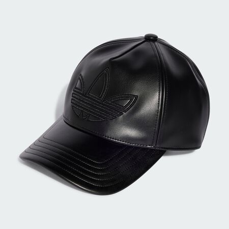 ADIDAS ORIGINALS Casquette de baseball contours Trèfle polyuréthane Black MIXTE
