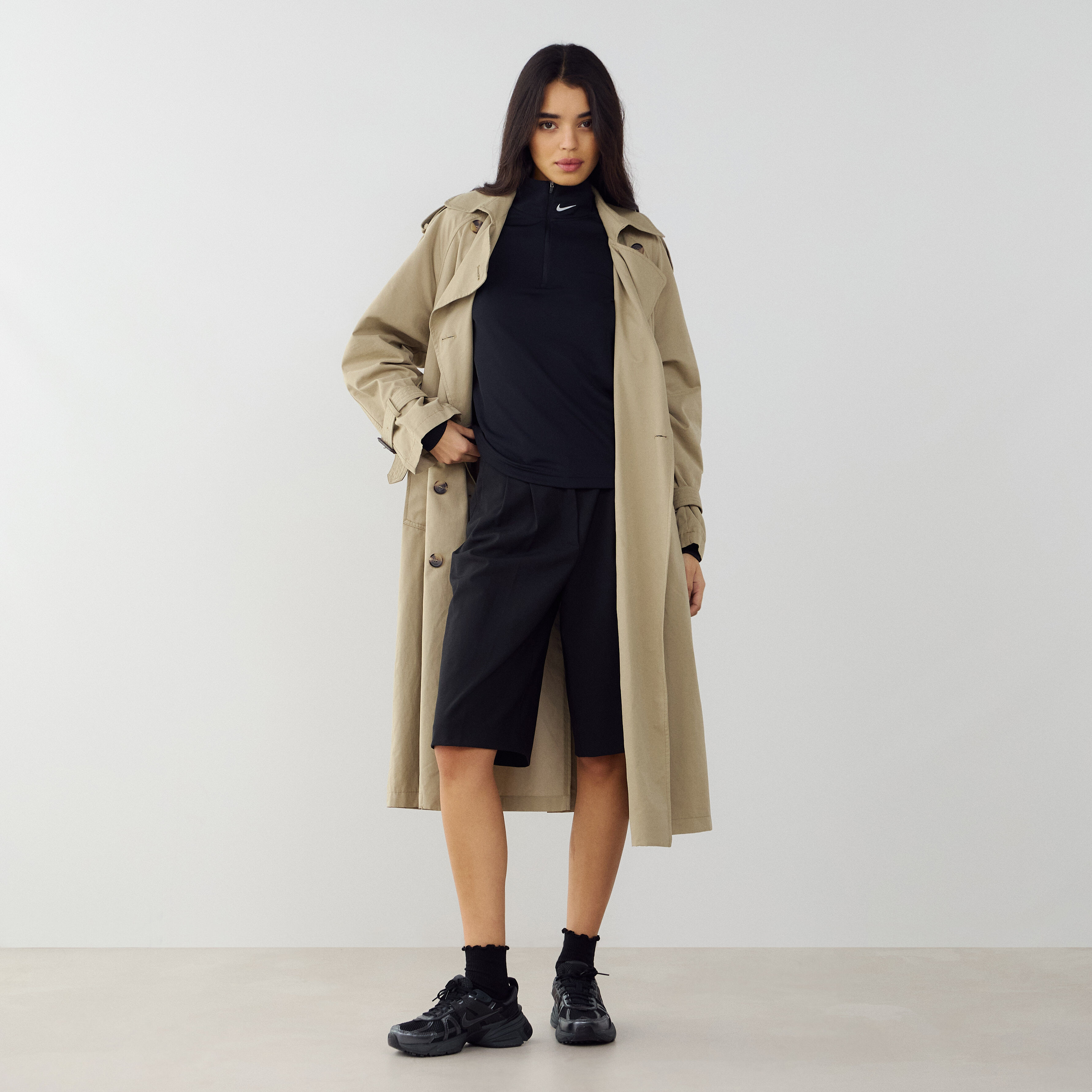 Top Half-zip Gls  Noir