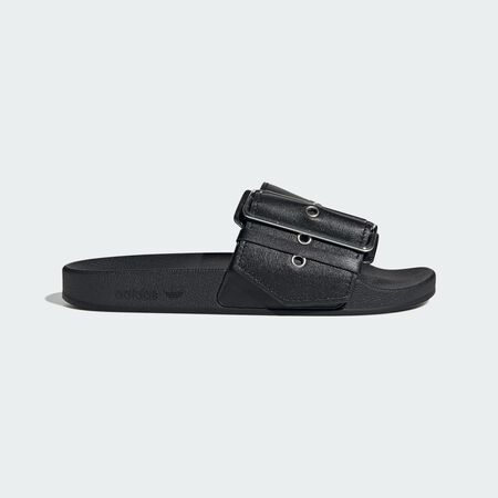 ADIDAS ORIGINALS adilette adidas x Jeremy Scott Adilette Slides Core Black / Core Black / Silver Metallic UNISEX