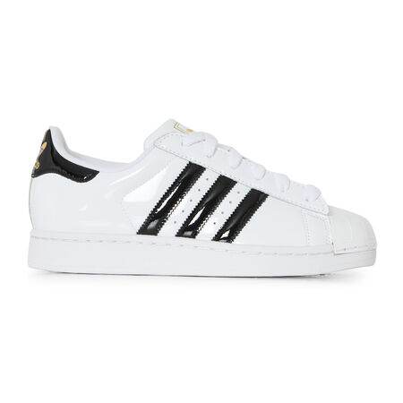 ADIDAS ORIGINALS superstar SUPERSTAR II PATENT BLANC/NOIR FEMME