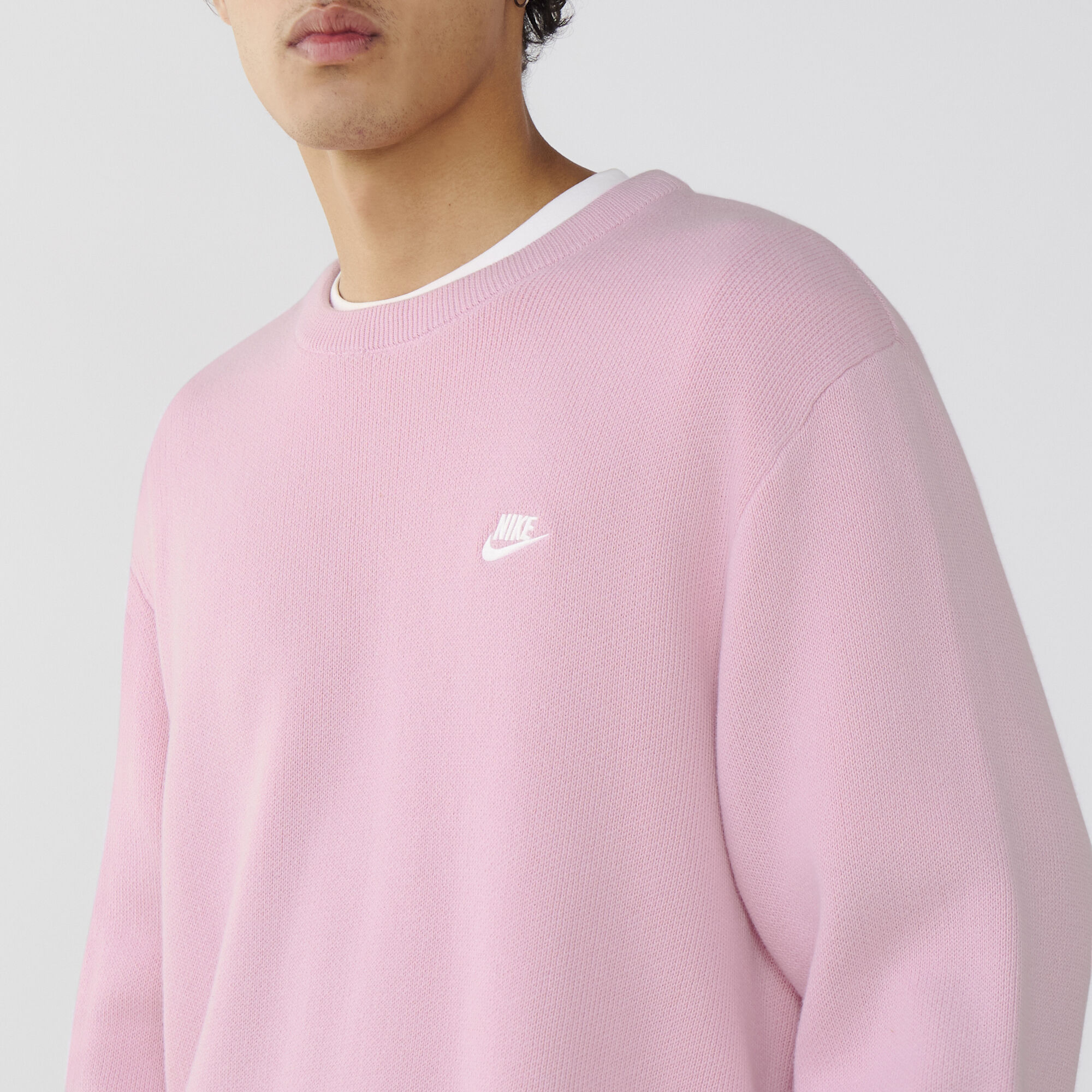 Sweat Crew Club  Rose/blanc