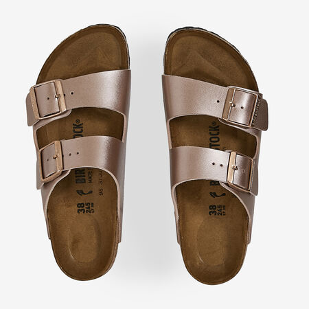 BIRKENSTOCK arizona ARIZONA BIRKOFLOR METALLICS COPPER ROSE GOLD FEMME