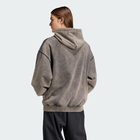 ADIDAS ORIGINALS Premium Essentials Retro Washed Hoodie Black MEN