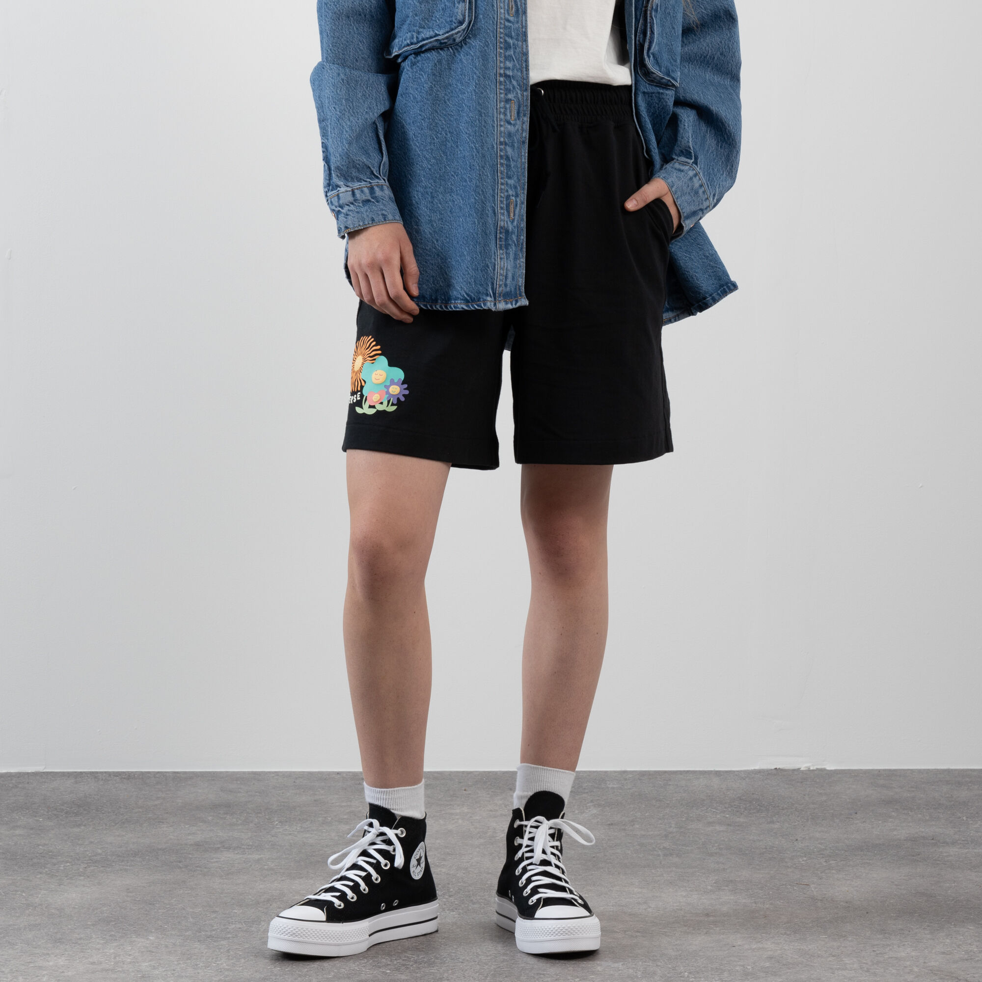SHORTS CONVERSE BLACK Buy Online Courir